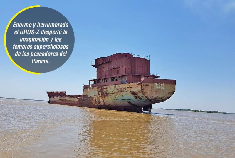 Barco fantasma navegó al garete desde Corrientes hasta Empedrado