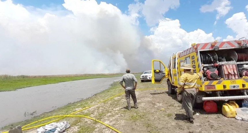 Iberá: el fuego que arrasó en Carambola se extiende y analizan cerrar otro portal
