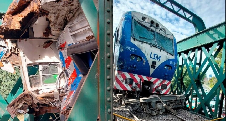 Descarriló un tren del ramal San Martín en Palermo: importante operativo del SAME