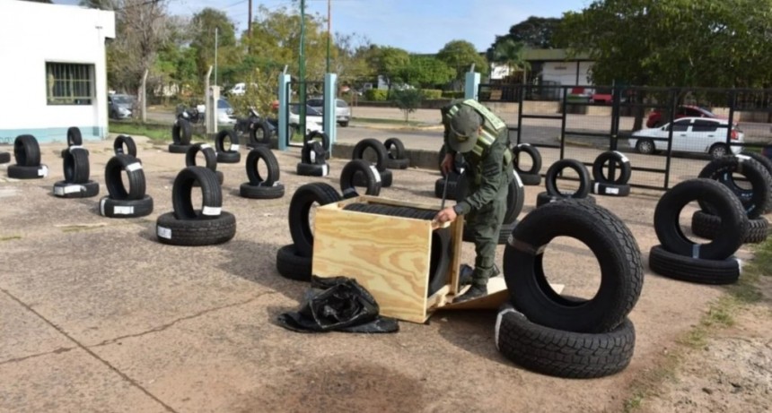 Secuestraron 64 neumáticos de dudosa procedencia valuados en una cifra millonaria