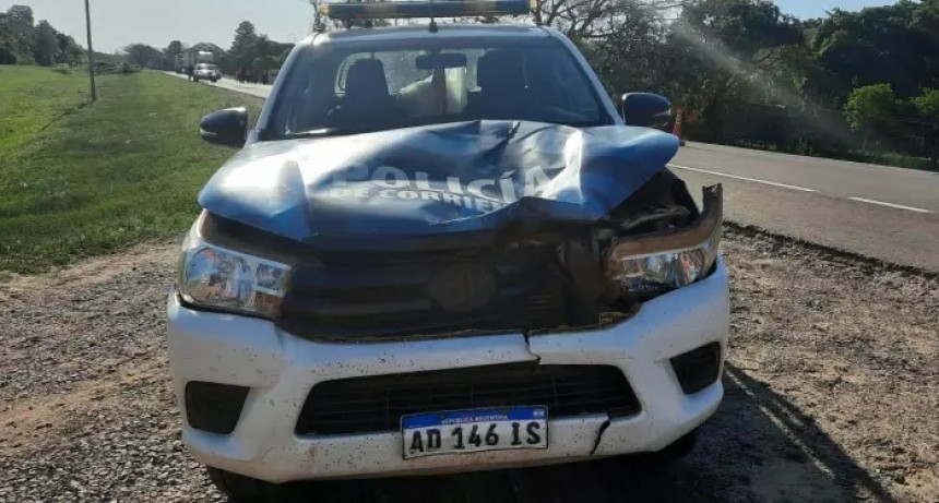Periodista correntino murió tras ser atropellado por un patrullero por Ruta 12