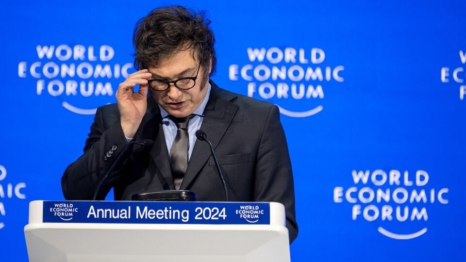 Desconcierto total en el Foro de Davos ante el insólito discurso de Javier Milei