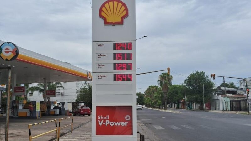 Corrientes: primer día del año con aumentos en naftas de Shell