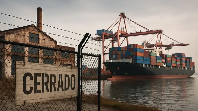 La actividad industrial se desplomó en noviembre con una caída que se acerca a los dos dígitos