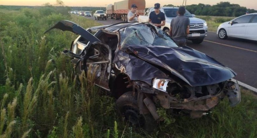Tragedia en la Ruta 120: murió una joven madre y su bebé de 5 meses pelea por su vida en Posadas
