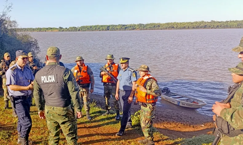 Enfrentamiento en el r&iacute;o Uruguay: Atacan a balazos a Prefectura desde la costa brasile&ntilde;a