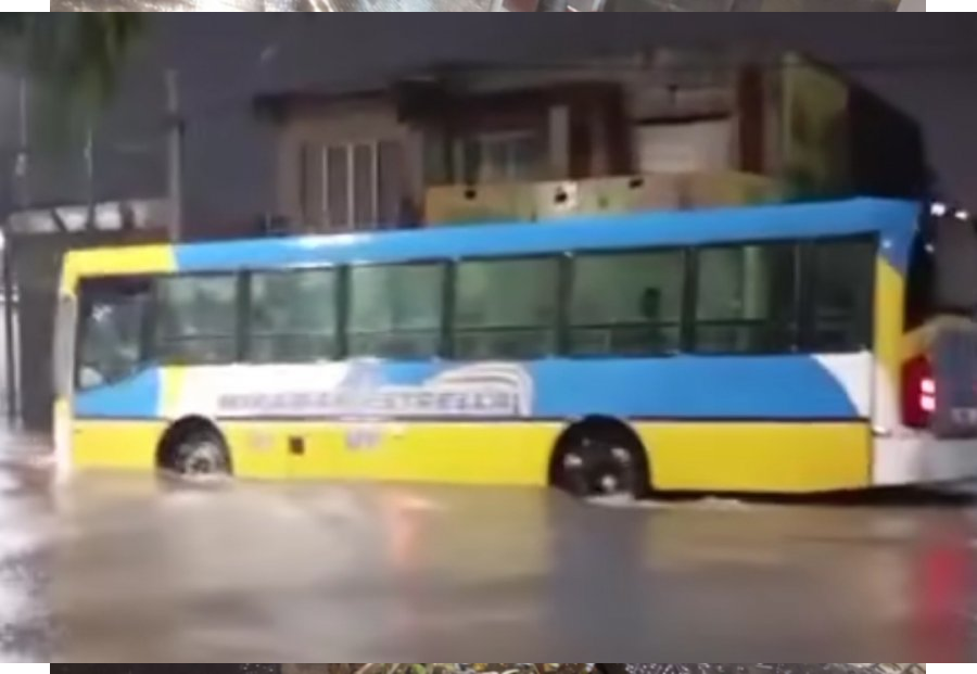 Temporal en Corrientes Capital: cayeron 100 mm en una hora y persiste la probabilidad de lluvias