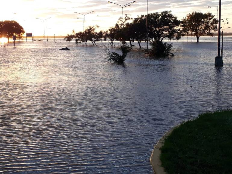 Paso de los Libres entró en Etapa de Evacuación por la crecida extraordinaria del río Uruguay