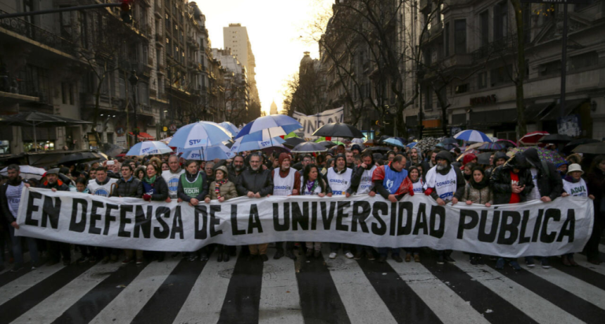 Conflicto universitario al l&iacute;mite: el Gobierno enfrenta una marcha federal con apoyo de la CGT