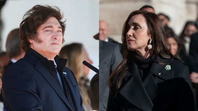 Javier Milei vs. Victoria Villarruel: distancia y chicana en el Día de la Bandera