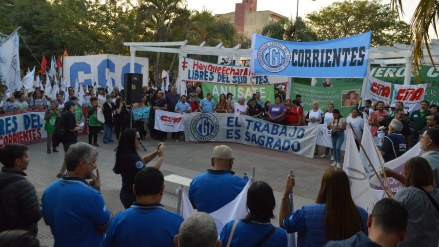 CRISIS! Gremios estatales correntinos rechazan anuncio electoral