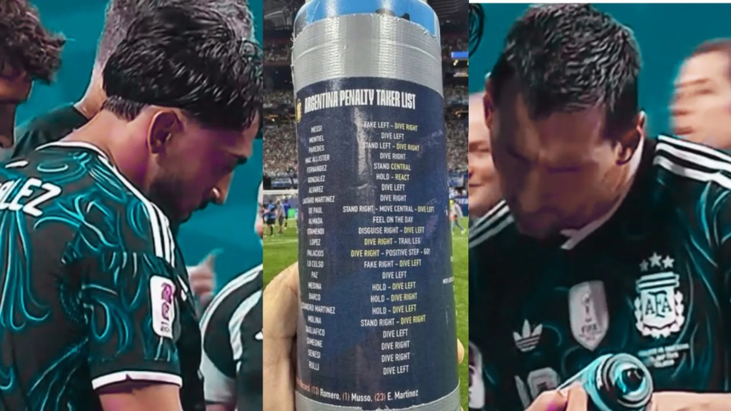 El divertido video de los jugadores argentinos tras hallar el "machete" de penales de Pickford