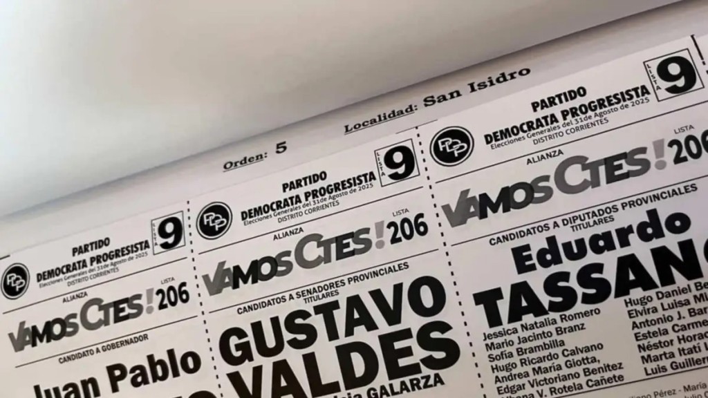 La Junta Electoral de Corrientes ordenó correcciones en boletas de cara a las elecciones del 31 de agosto