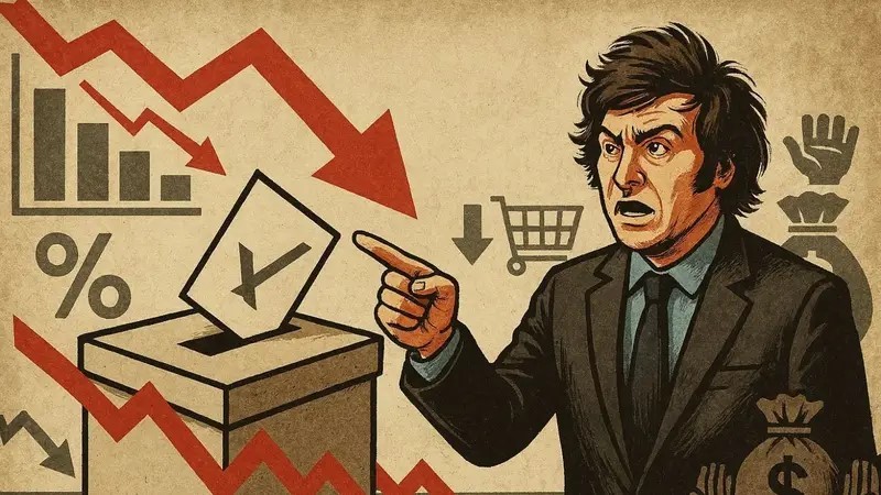 La apuesta insólita de Milei: ir a las urnas con recesión