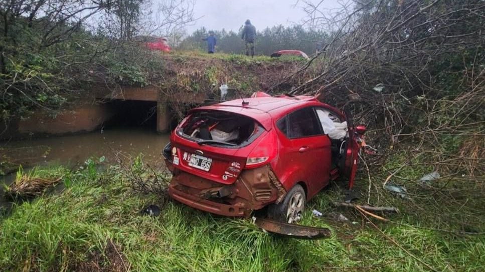Tragedia en la Ruta 14: dos muertos tras un choque frontal