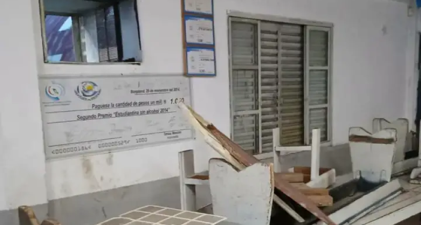 Robo y destrozos en la Escuela T&eacute;cnica N.&ordm; 1 de Paso de los Libres: golpe al comedor escolar