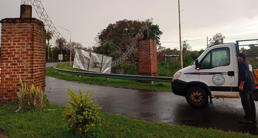 Alvear: fuerte temporal y asistencia municipal