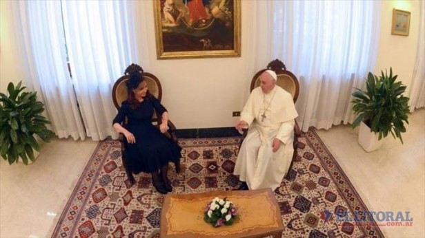 El papa Francisco almorzó con Cristina Kirchner en el Vaticano