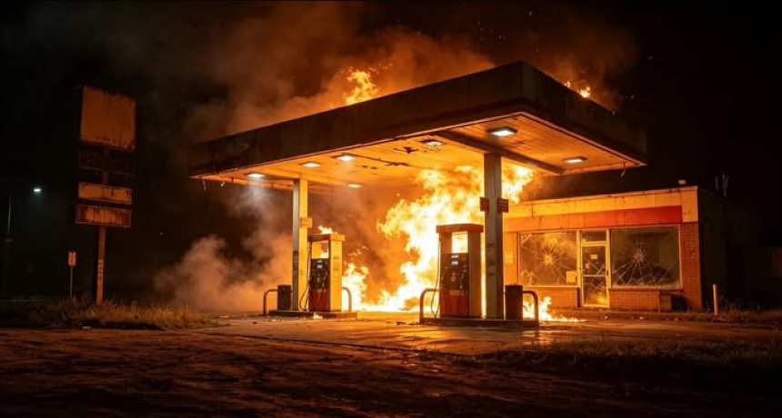 Explotó un camión cisterna en una estación de servicio cerca de Santo Tomé: hay dos heridos y la Ruta 14 permanece cortada