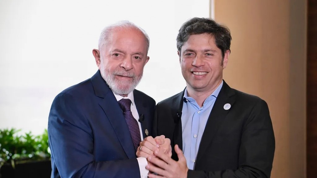 Axel Kicillof se reunió con Lula da Silva en México