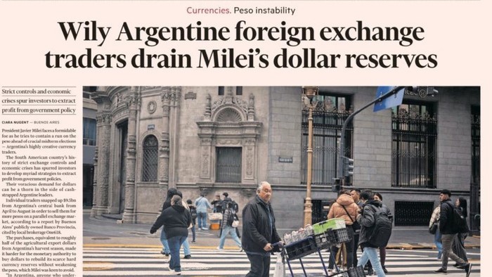Dura nota del Financial Times sobre la economía argentina
