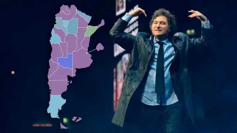 La Libertad Avanza ganó en 16 provincias, el peronismo en siete y Provincias Unidas sólo en una