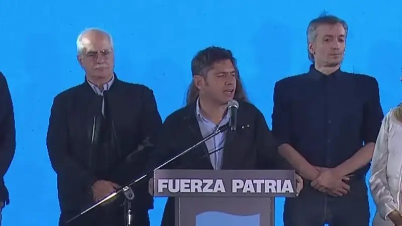 Kicillof, tras el triunfo de Milei en PBA: 