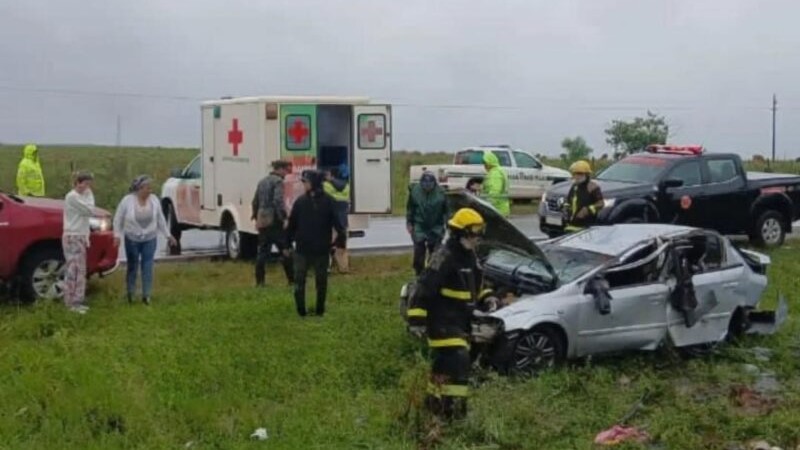 Ruta 14: un bebé muerto y personas heridas tras despiste de un auto