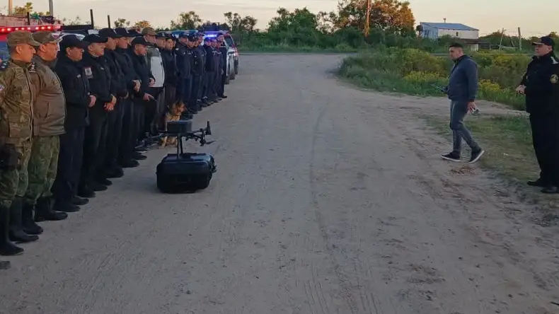 Impresionante despliegue policial para dar con el paradero de la maestra rural desaparecida en Corrientes