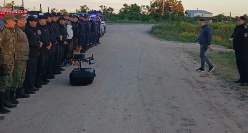 Impresionante despliegue policial para dar con el paradero de la maestra rural desaparecida en Corrientes