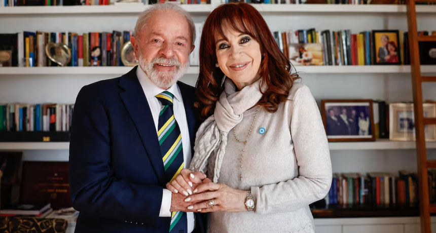 Lula le agradeci&oacute; a Cristina Kirchner por el apoyo 