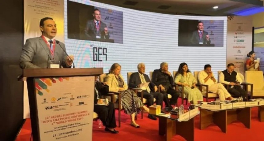 Valdés mostró en India el potencial estratégico y económico correntino